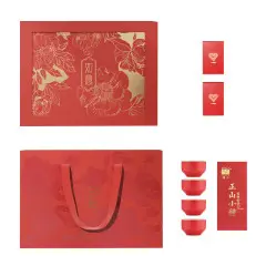 云搭档如燚套装（茶具+正山小种茶叶+掼蛋专用扑克牌）
